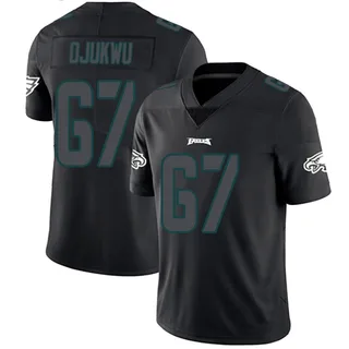John Ojukwu Philadelphia Eagles Youth Limited Nike Jersey - Black Impact