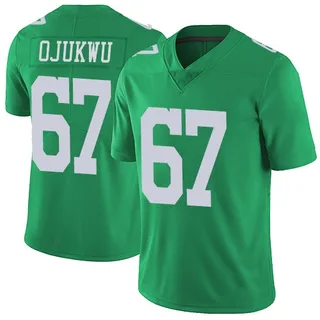 John Ojukwu Philadelphia Eagles Youth Limited Vapor Untouchable Nike Jersey - Green