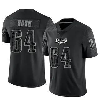 Jon Toth Philadelphia Eagles Youth Limited Reflective Nike Jersey - Black