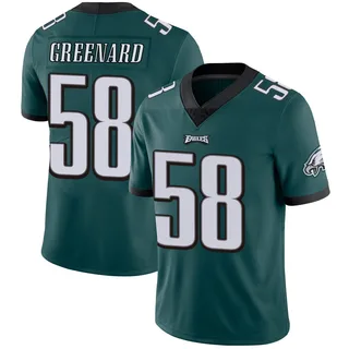 Jonathan Greenard Philadelphia Eagles Men's Limited Midnight Team Color Vapor Untouchable Nike Jersey - Green