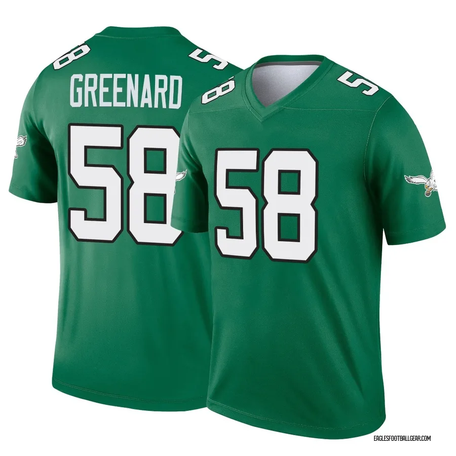 Jonathan Greenard Philadelphia Eagles Youth Legend Kelly Alternate Nike Jersey - Green
