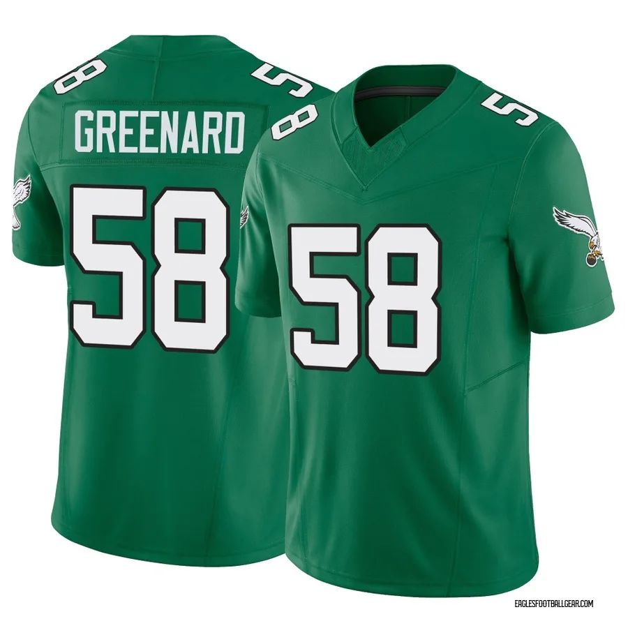 Jonathan Greenard Philadelphia Eagles Youth Limited Kelly Alternate Vapor F.U.S.E. Nike Jersey - Green