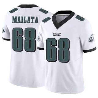 Jordan Mailata Philadelphia Eagles Men's Limited Vapor F.U.S.E. Nike Jersey - White