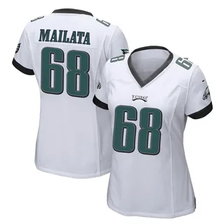 Jordan Mailata Philadelphia Eagles Women's Game Nike Jersey - White