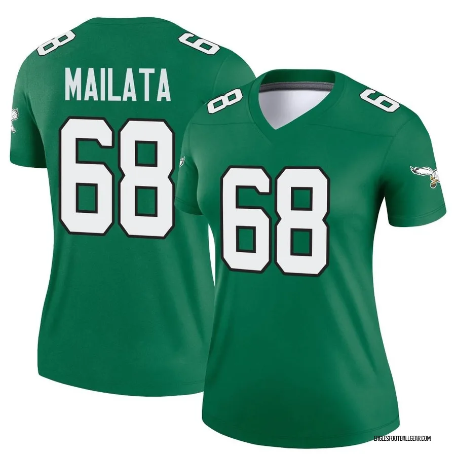 Jordan Mailata Philadelphia Eagles Women's Legend Kelly Alternate Nike Jersey - Green