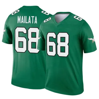 Jordan Mailata Philadelphia Eagles Youth Legend Kelly Alternate Nike Jersey - Green