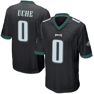 Joshua Uche Philadelphia Eagles Youth Game Alternate Nike Jersey - Black