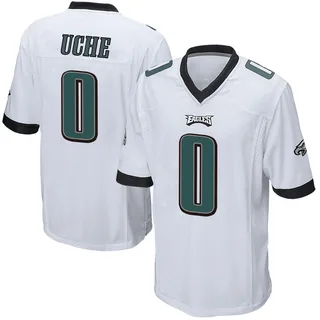 Joshua Uche Philadelphia Eagles Youth Game Nike Jersey - White