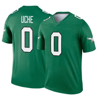 Joshua Uche Philadelphia Eagles Youth Legend Kelly Alternate Nike Jersey - Green