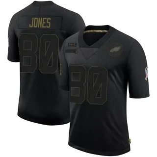 Julio Jones Philadelphia Eagles Men's Limited 2020 Salute To Service Nike Jersey - Black