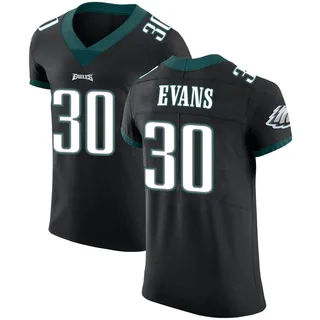 Justin Evans Philadelphia Eagles Men's Elite Alternate Vapor Untouchable Nike Jersey - Black