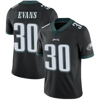 Justin Evans Philadelphia Eagles Men's Limited Alternate Vapor Untouchable Nike Jersey - Black