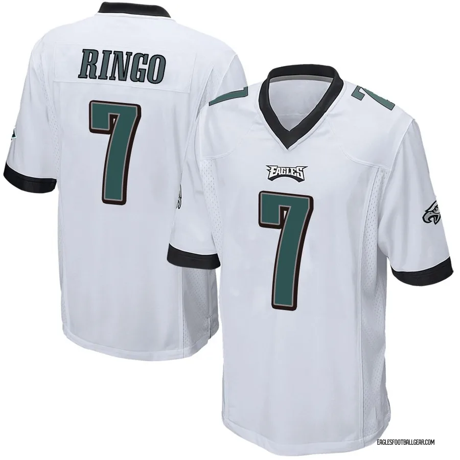 Kelee Ringo Philadelphia Eagles Men's Game Nike Jersey - White