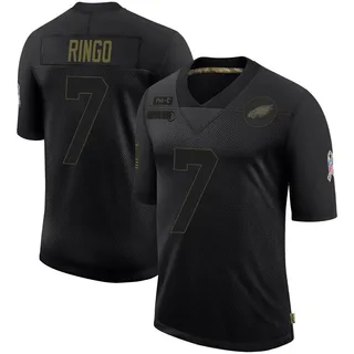 Kelee Ringo Philadelphia Eagles Youth Limited 2020 Salute To Service Nike Jersey - Black