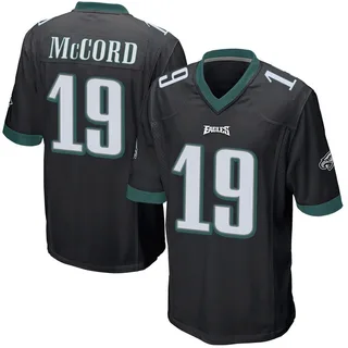 Kyle McCord Philadelphia Eagles Men's Game Alternate Nike Jersey - Black