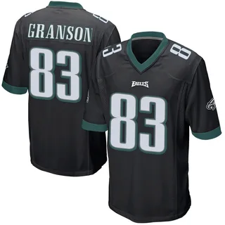 Kylen Granson Philadelphia Eagles Men's Game Alternate Nike Jersey - Black