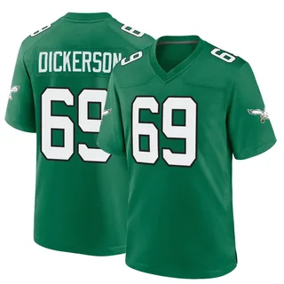 Landon Dickerson Philadelphia Eagles Youth Game Kelly Alternate Jersey - Green