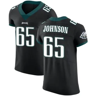 Lane Johnson Philadelphia Eagles Men's Elite Alternate Vapor Untouchable Nike Jersey - Black