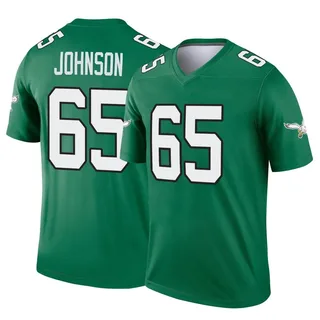 Lane Johnson Philadelphia Eagles Men's Legend Kelly Alternate Nike Jersey - Green