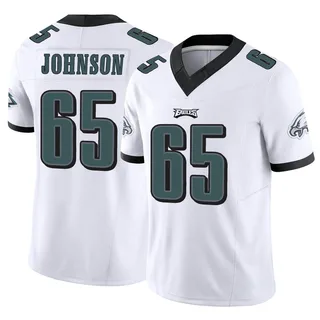 Lane Johnson Philadelphia Eagles Men's Limited Vapor F.U.S.E. Nike Jersey - White