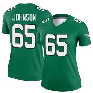 Lane Johnson Philadelphia Eagles Women's Legend Kelly Alternate Nike Jersey - Green