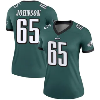 Lane Johnson Philadelphia Eagles Women's Legend Nike Jersey - Green