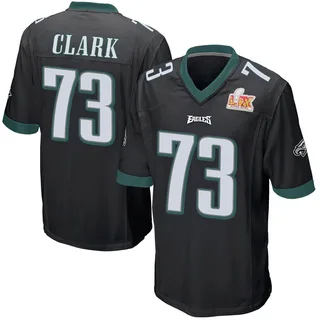 Le'Raven Clark Philadelphia Eagles Men's Game Alternate Super Bowl LIX Nike Jersey - Black