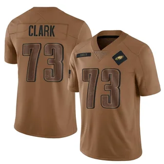 Le'Raven Clark Philadelphia Eagles Youth Limited 2023 Salute To Service Nike Jersey - Brown