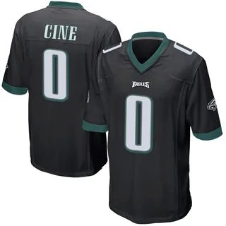 Lewis Cine Philadelphia Eagles Men's Game Alternate Nike Jersey - Black