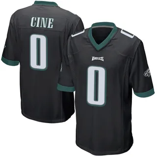 Lewis Cine Philadelphia Eagles Youth Game Alternate Nike Jersey - Black