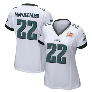 Mac McWilliams Philadelphia Eagles Women's Game Super Bowl LIX Nike Jersey - White