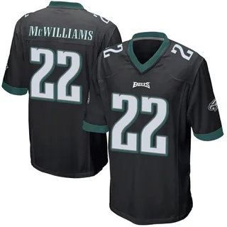 Mac McWilliams Philadelphia Eagles Youth Game Alternate Nike Jersey - Black