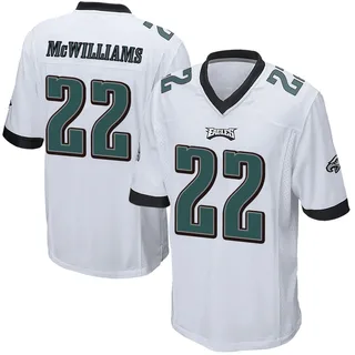 Mac McWilliams Philadelphia Eagles Youth Game Nike Jersey - White