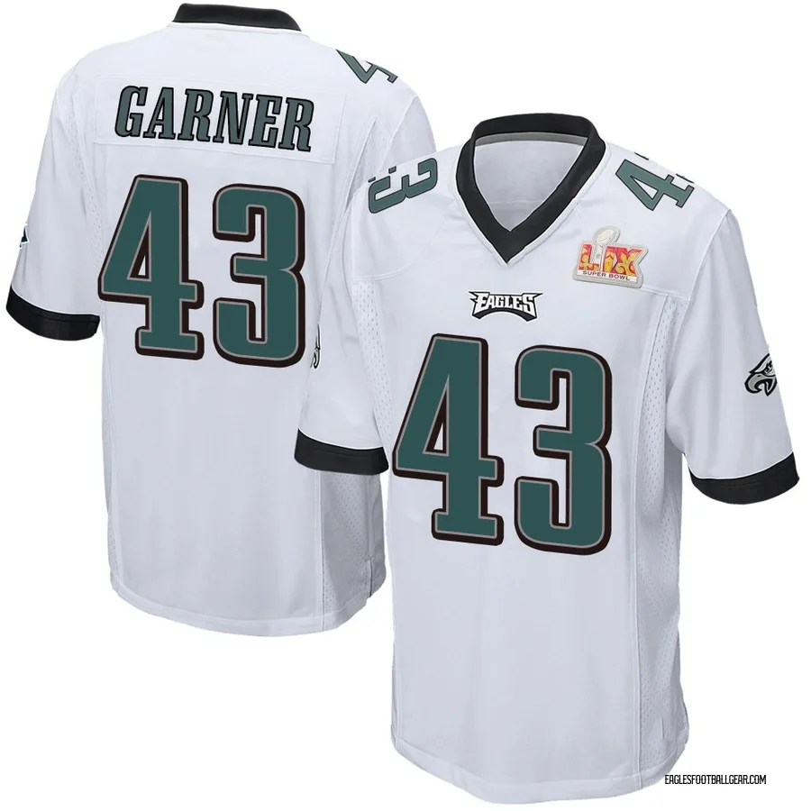 Mekhi Garner Philadelphia Eagles Men's Game Super Bowl LIX Nike Jersey - White