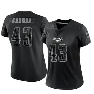 Mekhi Garner Philadelphia Eagles Women's Limited Reflective Nike Jersey - Black