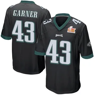 Mekhi Garner Philadelphia Eagles Youth Game Alternate Super Bowl LIX Nike Jersey - Black