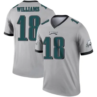 Men's Avery Williams Philadelphia Eagles Men's Legend Silver Inverted Nike Jersey