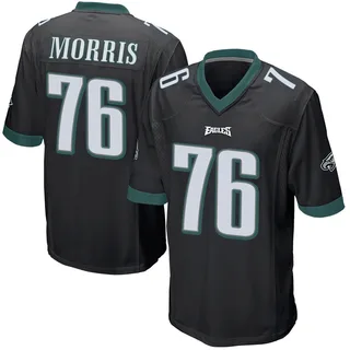 Micah Morris Philadelphia Eagles Men's Game Alternate Nike Jersey - Black