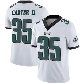 Michael Carter II Philadelphia Eagles Men's Limited Vapor Untouchable Nike Jersey - White
