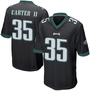 Michael Carter II Philadelphia Eagles Youth Game Alternate Nike Jersey - Black