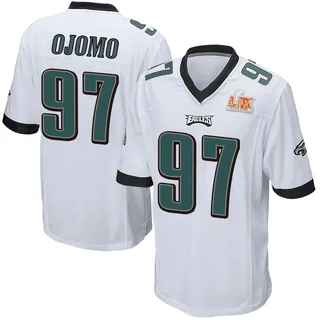 Moro Ojomo Philadelphia Eagles Youth Game Super Bowl LIX Nike Jersey - White