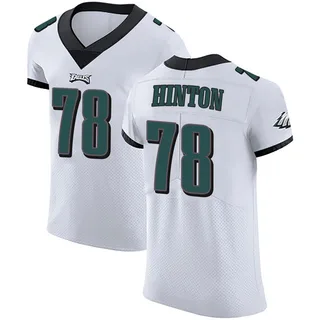 Myles Hinton Philadelphia Eagles Men's Elite Vapor Untouchable Nike Jersey - White