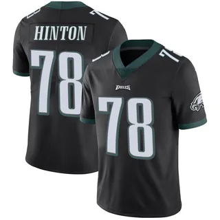 Myles Hinton Philadelphia Eagles Men's Limited Alternate Vapor Untouchable Nike Jersey - Black