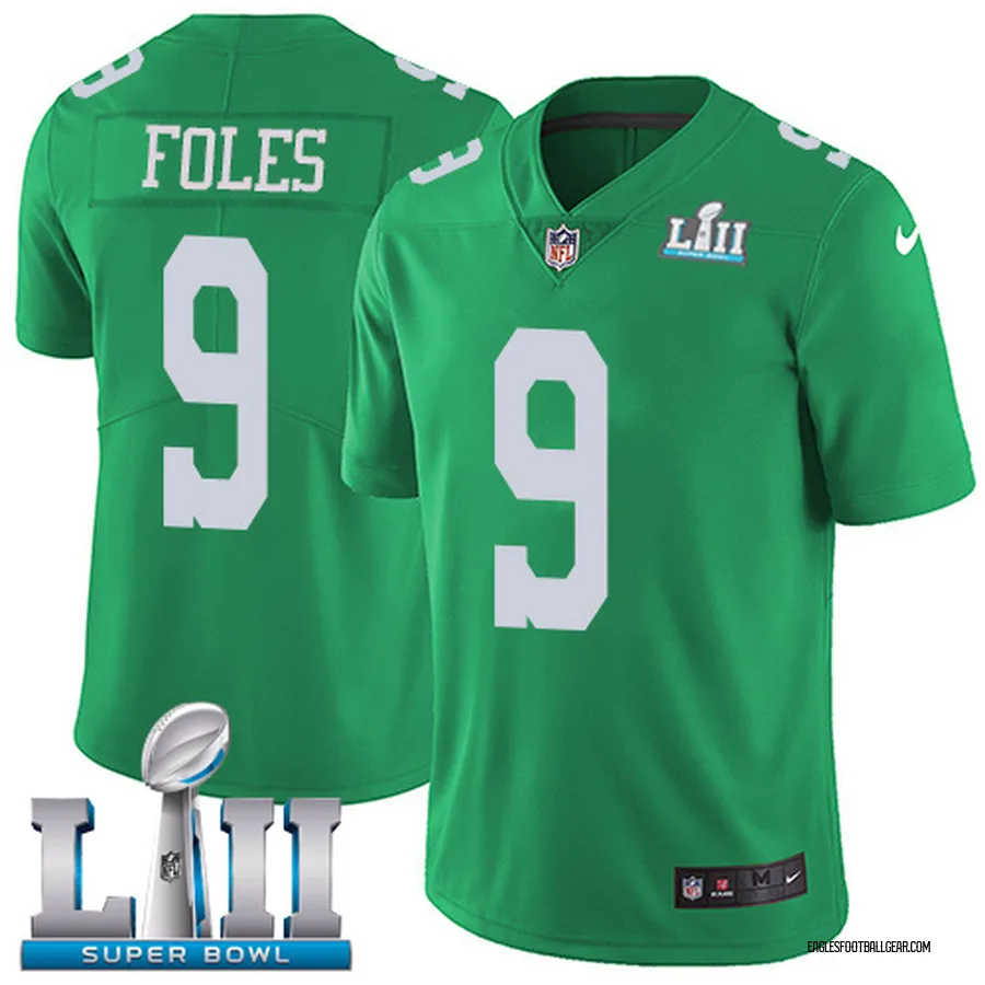 nick foles super bowl jersey stitched