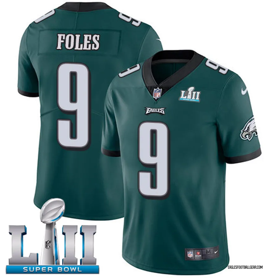 nick foles autographed eagles jersey
