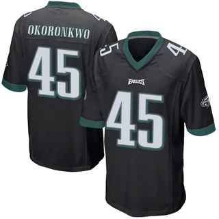 Ogbo Okoronkwo Philadelphia Eagles Men's Game Alternate Nike Jersey - Black