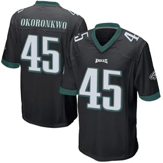 Ogbo Okoronkwo Philadelphia Eagles Youth Game Alternate Nike Jersey - Black