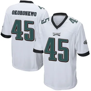Ogbo Okoronkwo Philadelphia Eagles Youth Game Nike Jersey - White