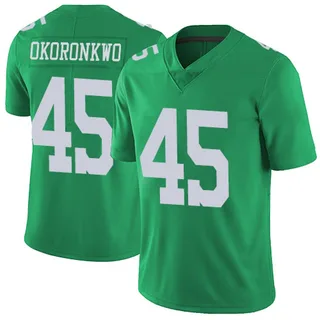 Ogbo Okoronkwo Philadelphia Eagles Youth Limited Vapor Untouchable Nike Jersey - Green