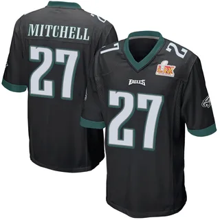 Quinyon Mitchell Philadelphia Eagles Men's Game Alternate Super Bowl LIX Nike Jersey - Black